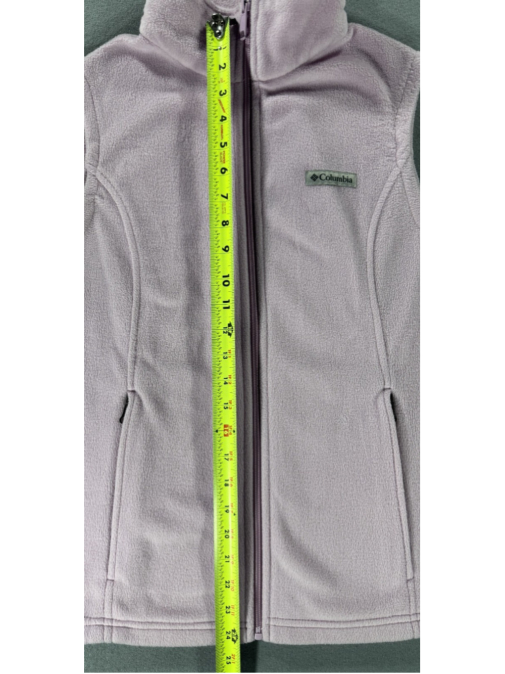 Columbia Benton Springs Vest Women’s Medium Blush Pink Fleece EUC - Picture 13 of 16